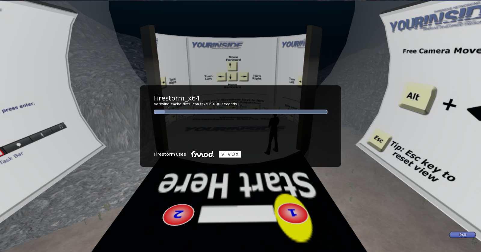 Firestorm Orientation Island